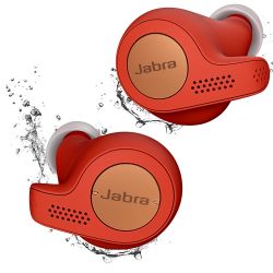 JABRA Elite Active 65t, Casti Bluetooth Stereo, Caller ID, IP56, baterie 5 - 15 ore, Red