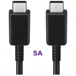 Samsung USB Cable USB-C la USB-C, 5A, Cablu date si incarcare, 100 cm, Negru