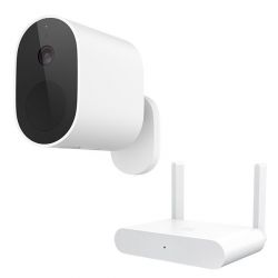 XIAOMI Mi Wireless Outdoor Security Camera 1080p Set, Camera IP pentru supraveghere exterior + Receptor Wi-Fi si Ethernet