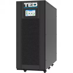 UPS Online 40kVA/40kW Trifazic 3/3, Dublă Conversie cu Ecran LCD, Undă Sinusoidală Pură și Intrare/Ieșire Regletă, Utilizeaza 80 Acumulatori, TED Electric