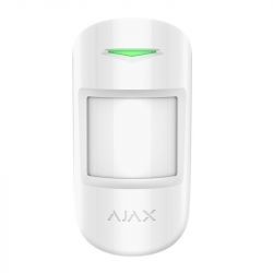 Detector Wireless PIR şi Geam Spart Ajax CombiProtect Alb
