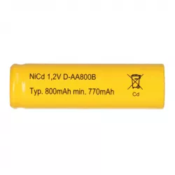 Acumulator Mexcell 1.2V NS80AAI, Capacitate 800mAh Ni-Cd Bulk