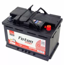 Baterie Auto 12V 74Ah, Pornire 680A, Dimensiuni 278 x 175 x 190 mm Borna+ Dreapta Foton Start