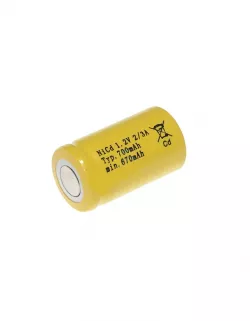 Acumulator Mexcell 1.2V NS2/3A700, Capacitate 700mAh Ni-Cd Bulk