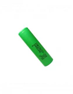 Acumulator Li-Ion 3.7V 18650 25R INR 2500mAh Verde, Dimensiuni 18 x 65 mm, Descarcare 20A Bulk Sony