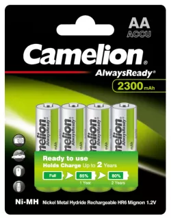 Baterie Reincarcabila Camelion AA LR6 Acumulatori Preincarcati Ni-MH 1.2V 2300mAh Blister 4