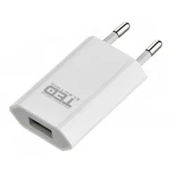 Alimentator Incarcator de la Retea la 1x USB 1A 5W Alb, TED Electric TED288107