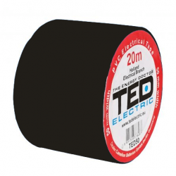Banda izolatoare 20m x 50mm Neagra, TED
