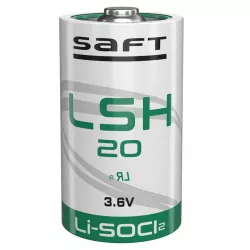 Baterie Litiu Saft 3.6V LSH20 13000mAh, Dimensiuni 33.5 x 61.5 mm Bulk