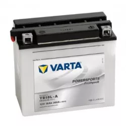 Baterie Moto 12V 18Ah, Pornire 200A, Dimensiuni 181 x 92 x 164 mm Varta Freshpack Borna+ Dreapta 518015018