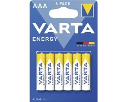 Baterii Alcaline AAA LR3 1.5V Varta Energy Blister 6 4103