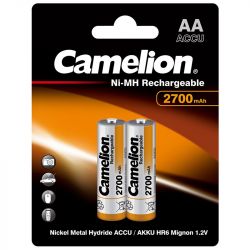 Baterie Reincarcabila Camelion AA LR6 Acumulatori Preincarcati Ni-MH 1.2V 2700mAh Blister 2 si Cutie Cadou