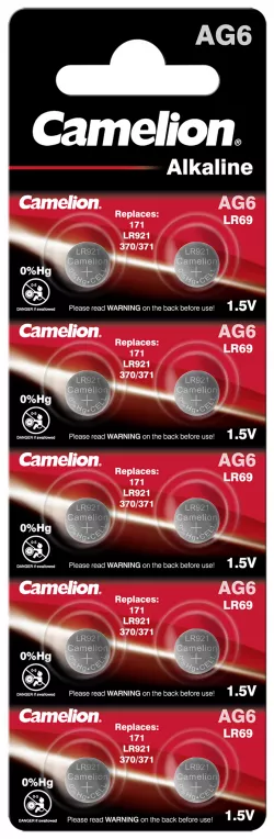 Baterii Ceas SR920SW AG6 LR921 G6 1.5V 45mAh Camelion Blister 10