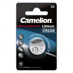 Baterie Litiu 3V CR2320 130mAh, Dimensiuni 23 x 20 mm Camelion Blister 1