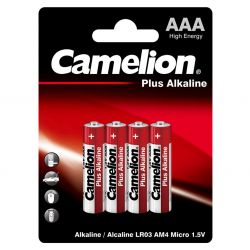 Baterii Alcaline AAA LR3 1.5V Camelion PLUS Blister 4