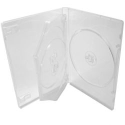 Carcasa pentru 3 DVD, Transparenta normala, TED