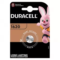 Baterie Litiu 3V CR1620 75mAh, Dimensiuni 16 x 20 mm DuraCell Blister 1
