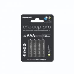 Eneloop Acumulatori Ni-Mh 1.2V AAA R3 930mAh Preincarcati PRO Blister 4