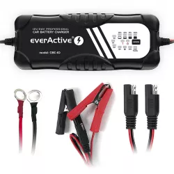Incarcator Intelegent Pentru Acumulatori 12V sau 24V Putere Incarcare 2A 5A sau 10A, EverActive CBC-10