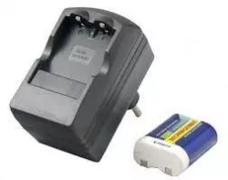Incarcator Litiu-Ion Compatibil 6V 2CR5 cu Acumulator Inclus Capacitate 500mA si Descarcare Maxima 2.5Ah