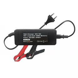 Incarcator Acumulator 12V Putere Incarcare 5A, Incarca Baterie Pana la 100 Ah, TED TED003560