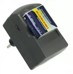 Incarcator Litiu-Ion Compatibil cu Acumulatori de 6V CR-P2 si 1 Canal de Incarcare Fara Acumulator Inclus