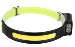 Lanterna cap cu 1 LED XPE + banda COB + 3xRGB LED 160 lm include acumulator litiu si cablu incarcare micro USB TL-7261NEW