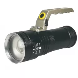 Lanterna cu acumulator si ZOOM, include 3 x 18650, HL-L2-04 TED