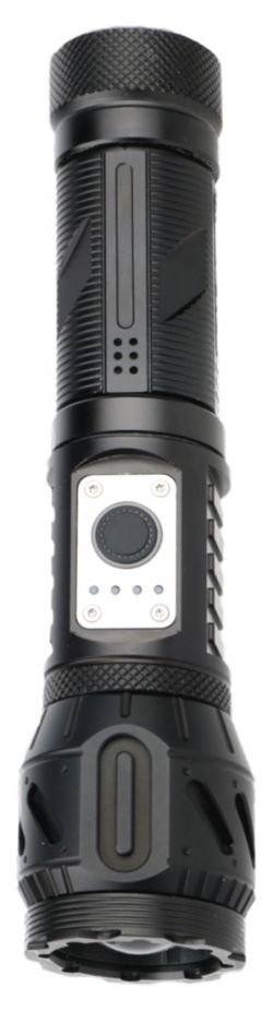 Lanterna cu acumulator litiu L26650x1 metal led ZOOM XPH160 1600 lm + power display + cablu incarcare USB tip C TL-8230-4 NEW