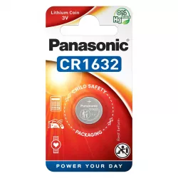 Baterie Litiu 3V CR1632 120mAh, Dimensiuni 16 x 3.2 mm Panasonic Blister 1