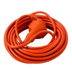 Prelungitor 10 metri cu 1 Schuko, Cablu 3x 1mm, Culoare Portocaliu, Putere 2300W 10A, SPN2133