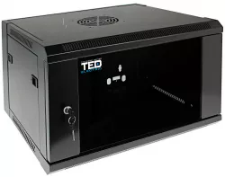 Rack 9U cu geam 600 x 600 mm wall mount Ted Electric