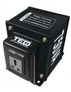 Transformator de tensiune, Convertor de la 220V la 110V si Reversibil 750VA 750W, TED Electric TED003690