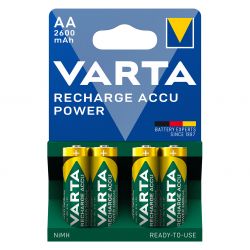 Baterie Reincarcabila Varta AA LR6 Acumulatori Preincarcati Ni-MH 1.2V 2600mAh Blister 4