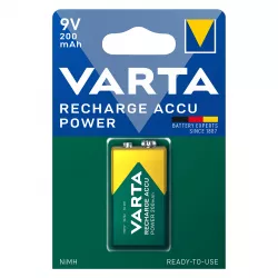 Varta Acumulator 9V 200mAh Preincarcat Ni-MH 6LR61 6LF22