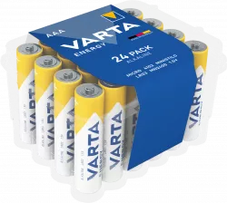 Baterii Alcaline AAA LR3 1.5V Varta Energy Blister 24