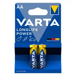 Baterii Alcaline AA LR6 1.5V Varta Blister 2