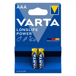 Baterii Alcaline AAA LR3 1.5V Varta Blister 2