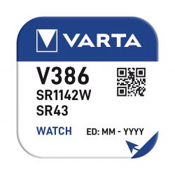 Baterie Ceas SR43W 386 1.55V 115mAh Varta Blister 1