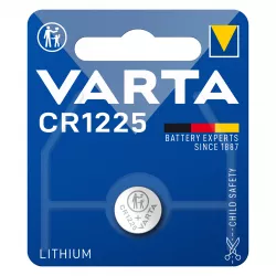 Baterie Litiu 3V CR1225 48mAh, Dimensiuni 12 x 2.5 mm Varta Blister 1
