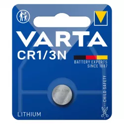 Baterie Litiu 3V CR1/3N 170mAh, Dimensiuni 11.6 x 10.8 mm Varta Blister 1