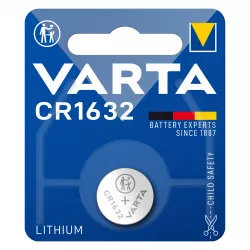 Baterie Litiu 3V CR1632 137mAh, Dimensiuni 16 x 3.2 mm Varta Blister 1