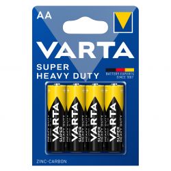 Baterii AA LR6 1.5V Varta Super Heavy Duty Blister 4