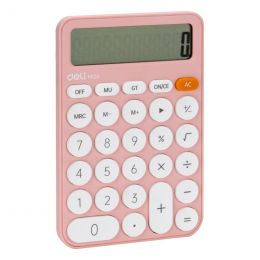 CALCULATOR BIROU 12DIG PLASTIC FASHION EM124 ROZ DELI