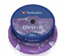 DVD+R 25/SET VERBATIM 4.7GB 16X 43500