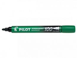 MARKER PERMANENT VERDE VARF ROTUND 3MM 100 PILOT