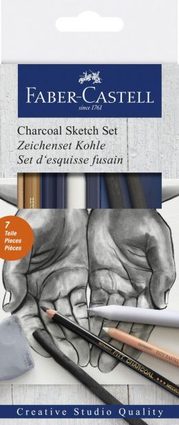 SET DESEN CARBUNE FABER-CASTELL