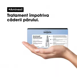 L'OREAL SERIE EXPERT Aminexil Advanced, Set fiole tratament anticaderea parului, 10 x 6 ml