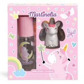 MARTINELIA Set copii diferite arome( spray corp 100 ml + balsam de buze 2.8 gr) 