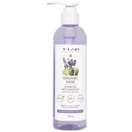 T-LAB Professional Organic Sage Sampon anti-matreata 250 ML 